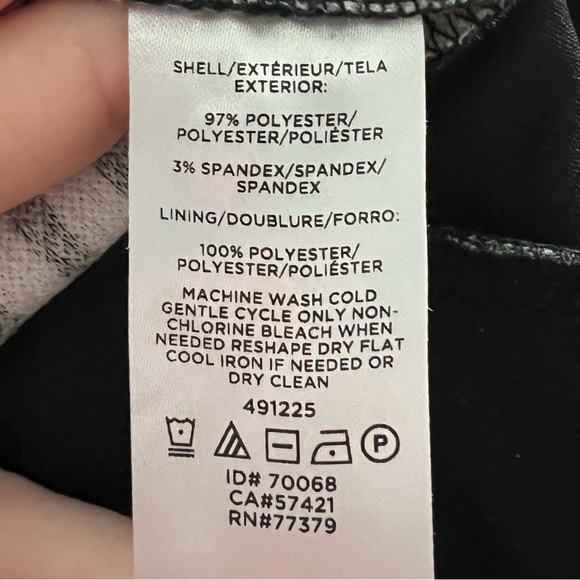 Ann Taylor Black & White Striped Tie Waist Wide Leg Cropped Jumpsuit | Size S - Picture 8 of 9